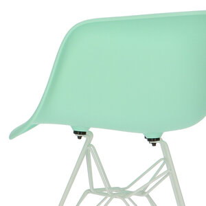 POPfurniture POP Chair DAR White Base Mint Green