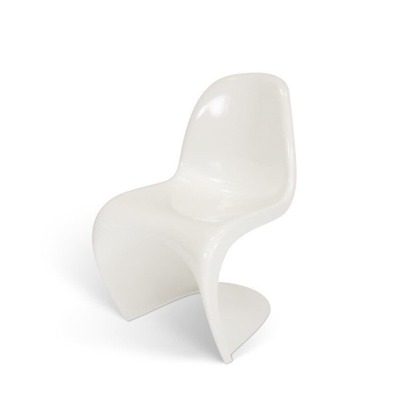 Panton Stol blank hvid POPfurniture Panton Stol blank hvid