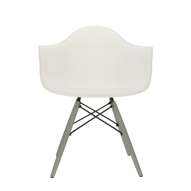 POPfurniture POP Stol DAW Grå Chassis Hvid