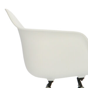 POPfurniture POP Stol DAW Grå Chassis Hvid