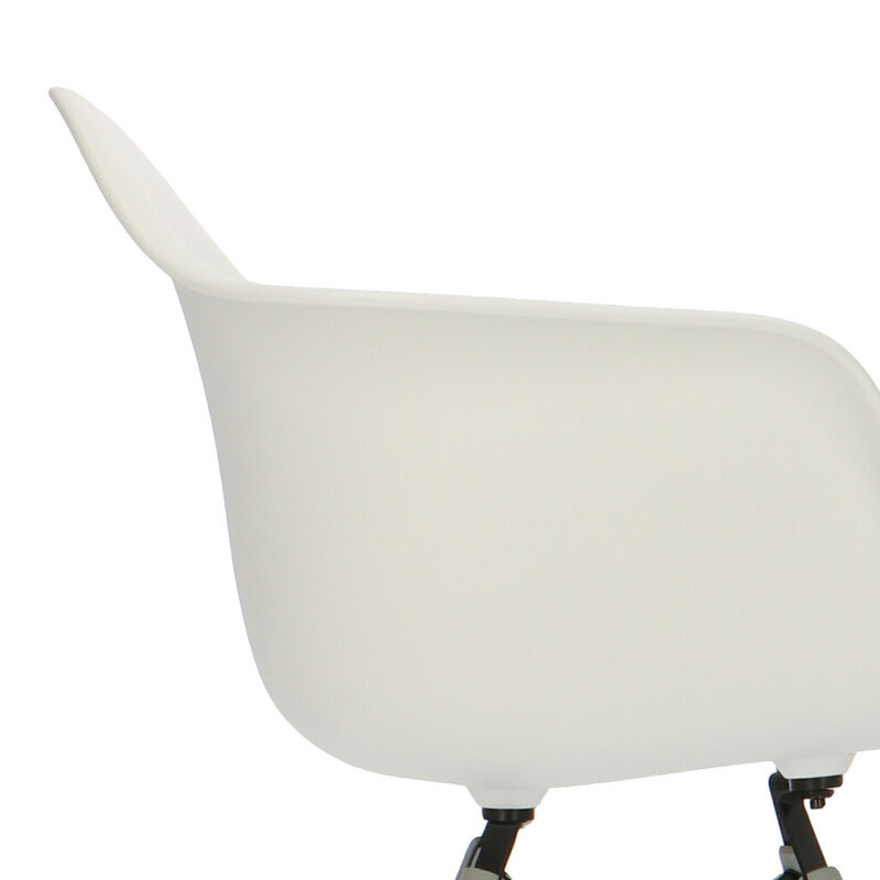 Chaise POP DAW Pieds Gris Blanc POPfurniture Chaise POP DAW Pieds Gris Blanc