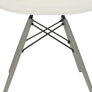 POPfurniture POP Stol DAW Grå Chassis Hvid