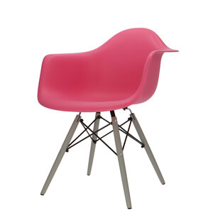 POPfurniture Chaise POP DAW Pieds Gris Rose
