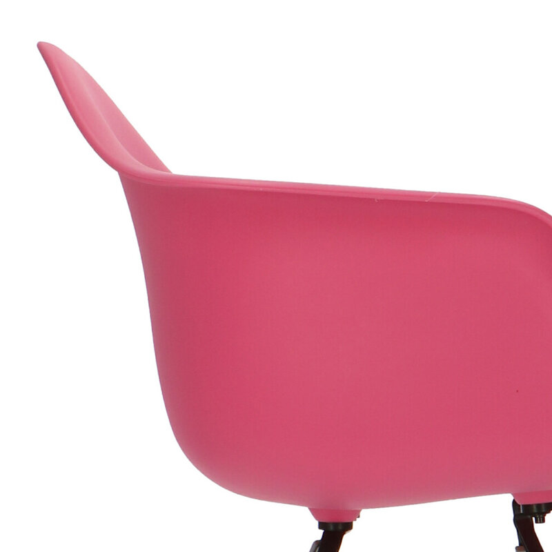 POPfurniture POP Stuhl DAW Graues Untergestell Rosa