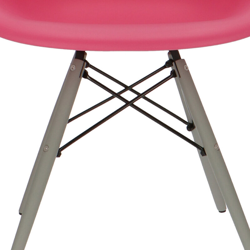 POP Stol DAW Grå Chassis Lyserød POPfurniture POP Stol DAW Grå Chassis Lyserød