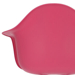 POPfurniture POP Stol DAW Grå Bas Rosa