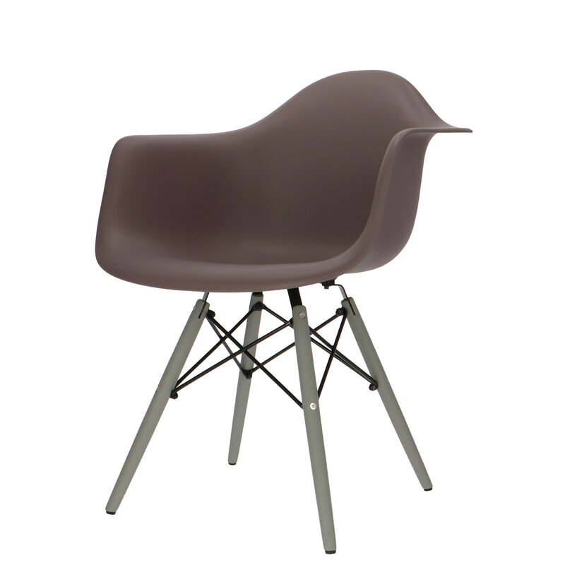 POPfurniture POP Stol DAW Grå Chassis Taupe