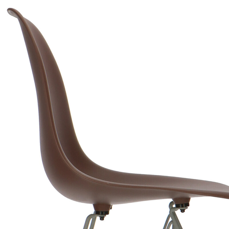 POPfurniture POP Stol DSR Grå ChassisBrun