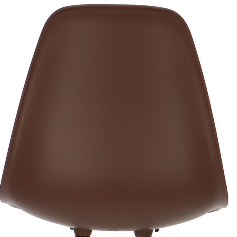 POPfurniture POP Stol DSR Grå Bas Brun