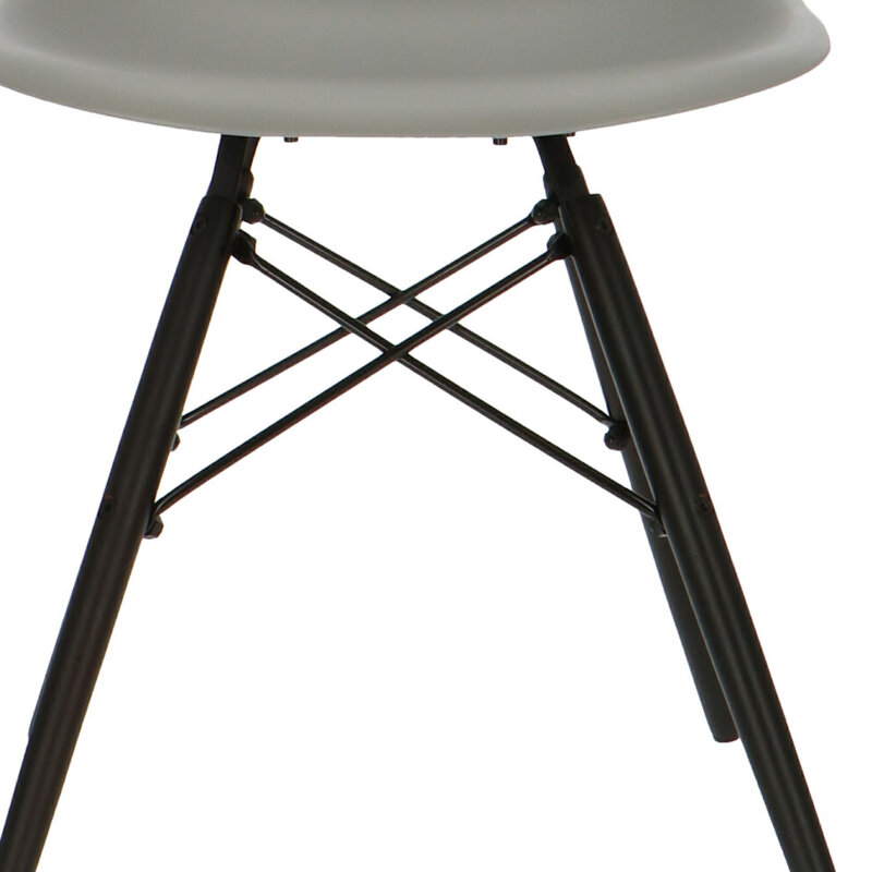 POPfurniture POP Chair DSW Dark Base Grey