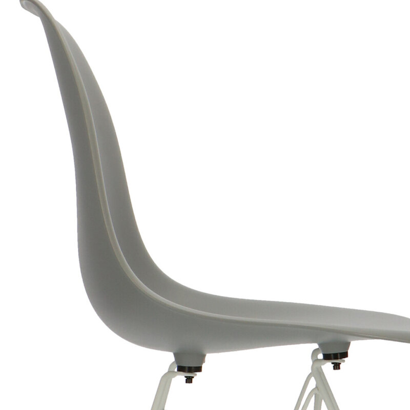 POP Stol DSR Hvid Chassis Grå POPfurniture POP Stol DSR Hvid Chassis Grå