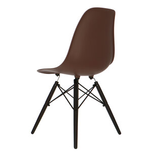 POPfurniture POP Stuhl DSW dunkles Untergestell Braun