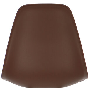 POPfurniture Chaise POP DSW Base Sombre Brun