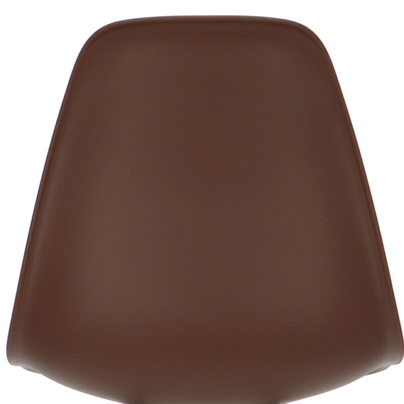 POPfurniture POP Stuhl DSW dunkles Untergestell Braun