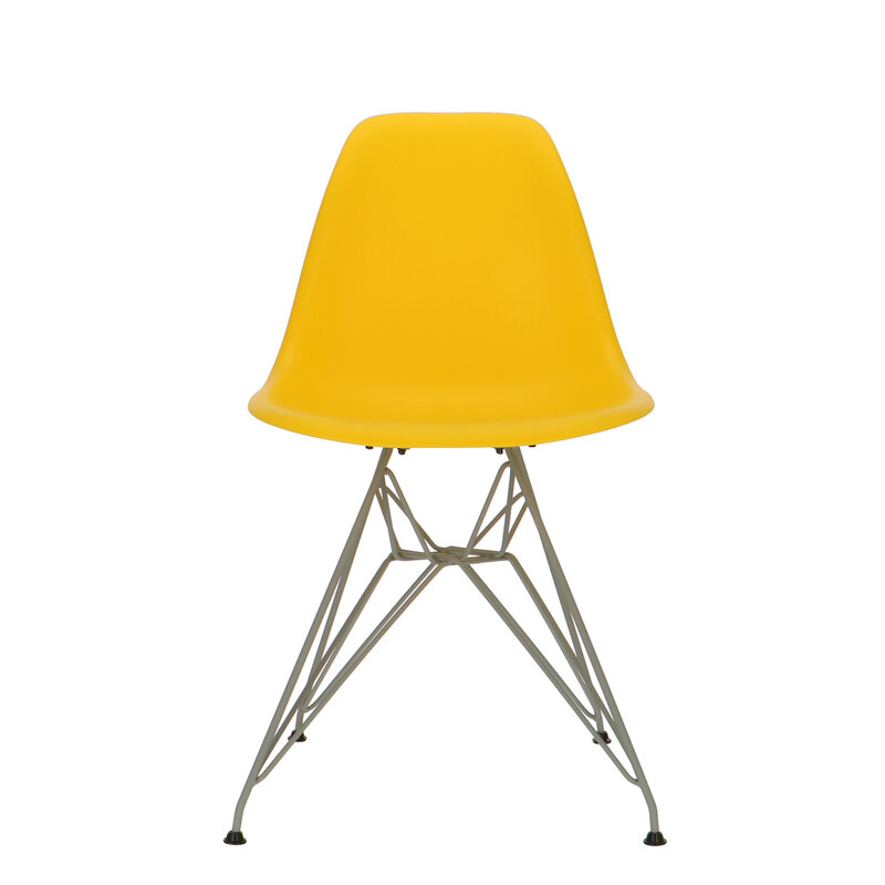 POPfurniture POP Stol DSR Grå Bas Gul