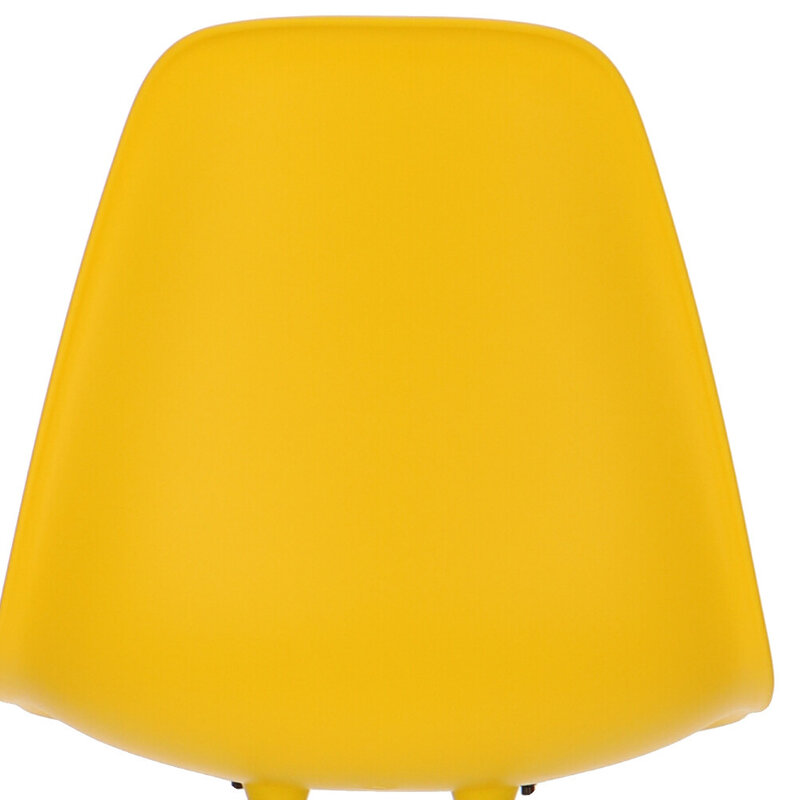 POPfurniture POP Stol DSR Grå Bas Gul