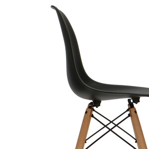 POPfurniture POP DSW Bar Stool Black