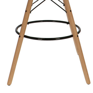 POPfurniture POP DSW Bar Stool Black