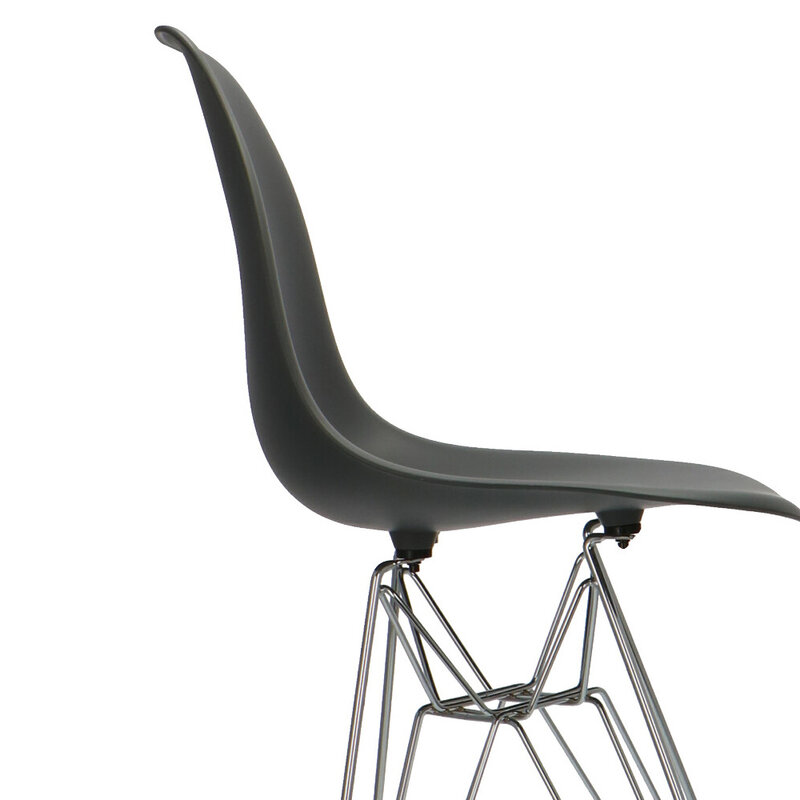 POPfurniture POP DSR Bar Stool Anthracite