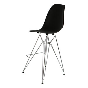 POPfurniture POP DSR Tabouret De Bar Noir