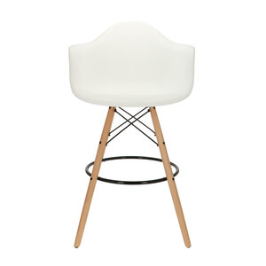 POPfurniture POP DAW Bar Stool White