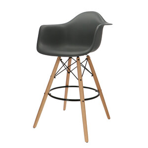 POPfurniture POP DAW Bar Stool Anthracite