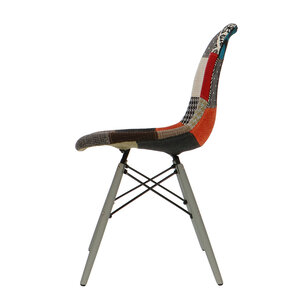 POPfurniture POP Stol DSW Grå Chassis Patchwork