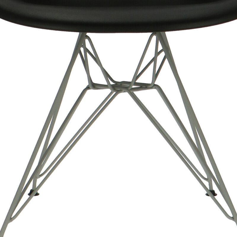 POPfurniture POP Stol DAR Grå Chassis Sort