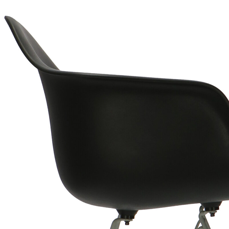 POP Chair DAR Grey Base Black POPfurniture POP Chair DAR Grey Base Black