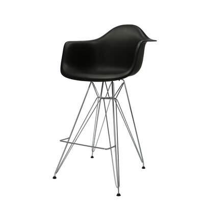 POPfurniture POP DAR Tabouret De Bar Noir POP DAR Tabouret De Bar Noir