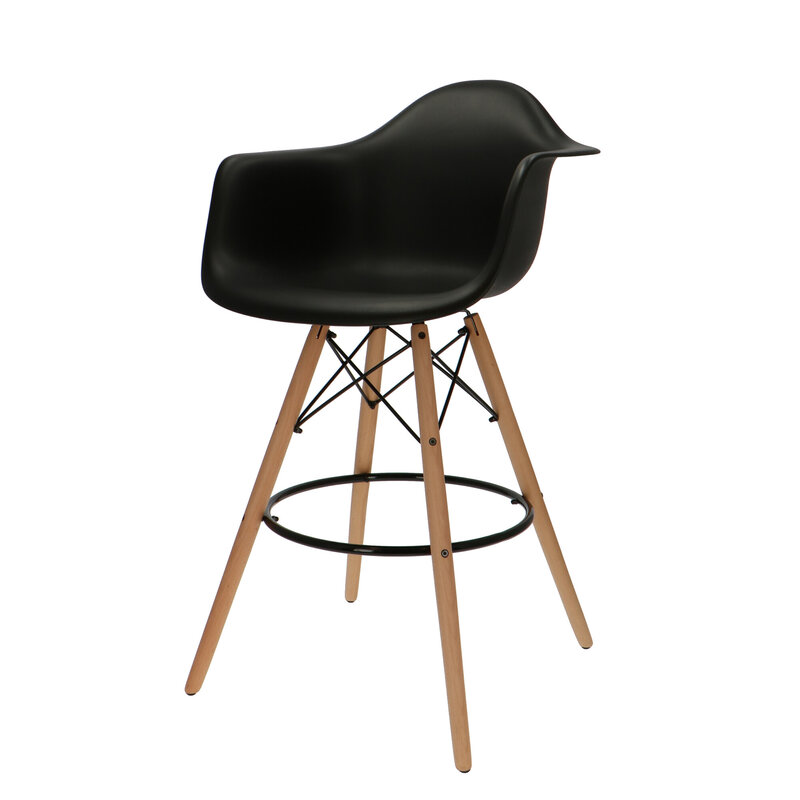 POPfurniture POP DAW Bar Stool Black
