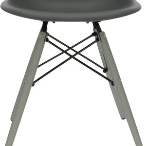 POPfurniture POP Stuhl DSW Graues Untergestell Anthrazit