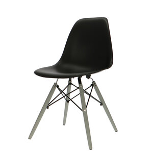POPfurniture POP Chair DSW Grey Base Black