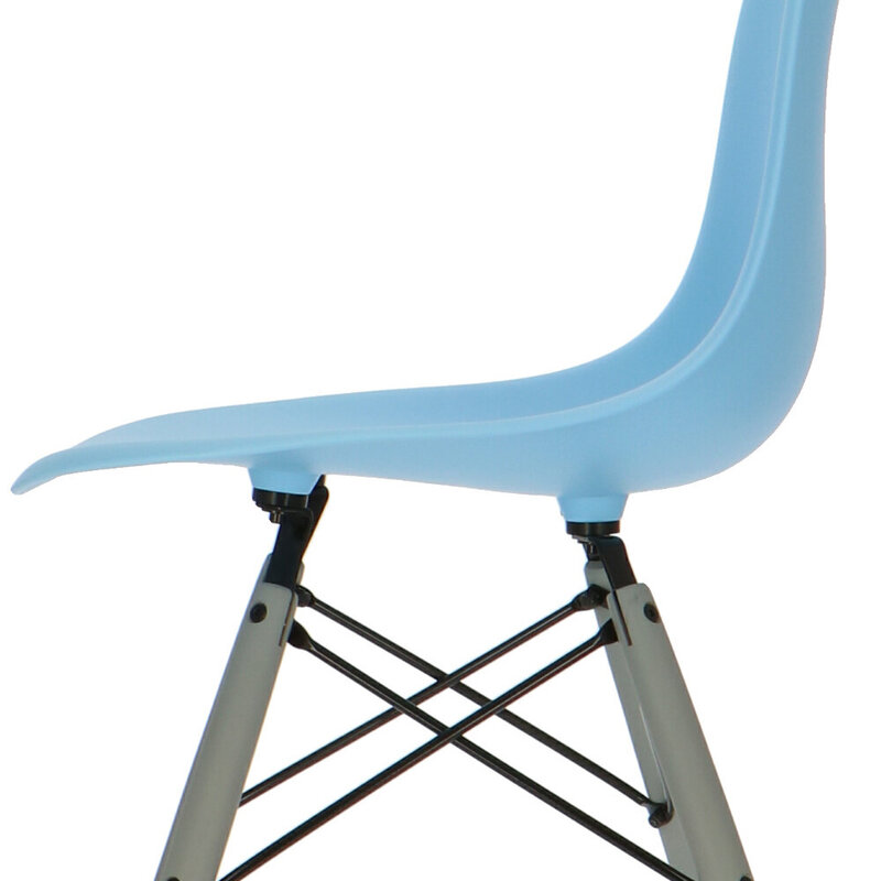 POPfurniture POP Stol DSW GrŒ Bas Baby BlŒ