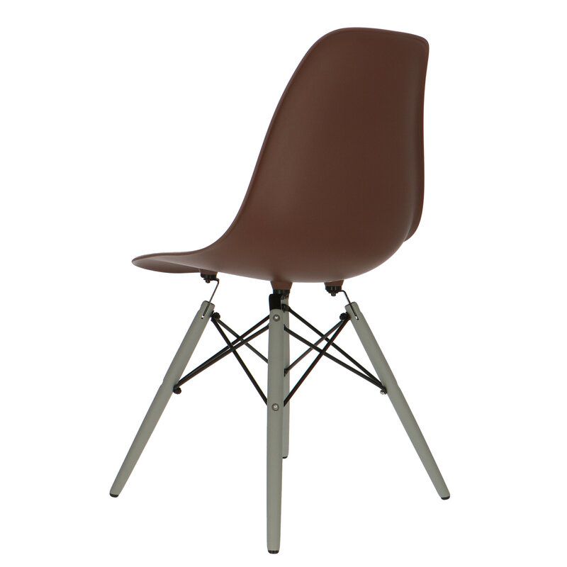 POPfurniture Pop Stol DSW DSW GrŒ Chassis Brun