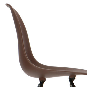 POPfurniture Pop Stol DSW DSW GrŒ Chassis Brun