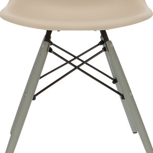 POPfurniture POP Chair DSW Grey Base Greige