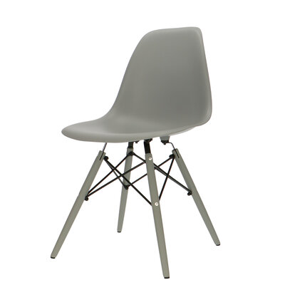 POPfurniture Chaise POP DSW Pieds Gris Gris Chaise POP DSW Pieds Gris Gris