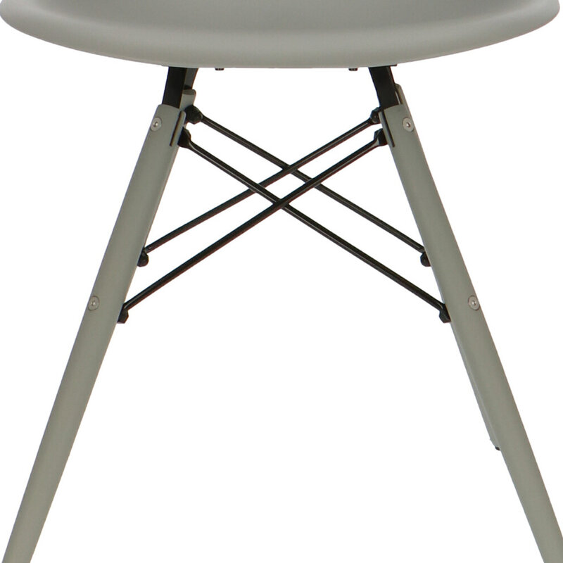 POPfurniture POP Chair DSW Grey Base Grey