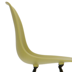 POPfurniture POP Stuhl DSW Graues Untergestell OlivgrŸn