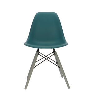 POPfurniture POP Stuhl DSW Graues Untergestell Petrolblau