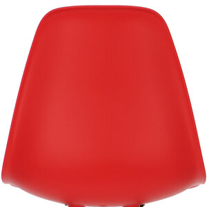 POPfurniture POP Chair DSW Grey Base Red