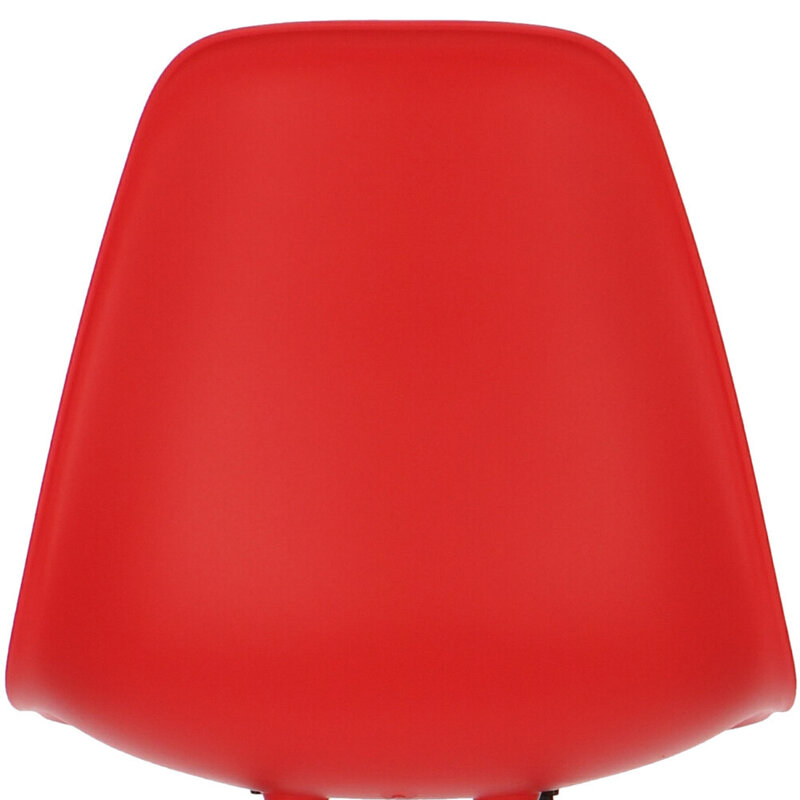 POPfurniture POP Chair DSW Grey Base Red