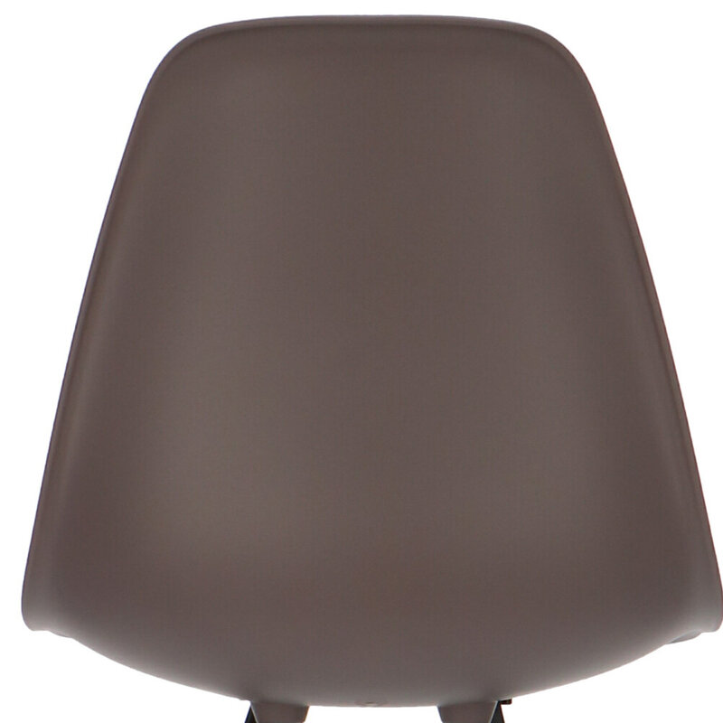 POPfurniture POP Chair DSW Grey Base Taupe