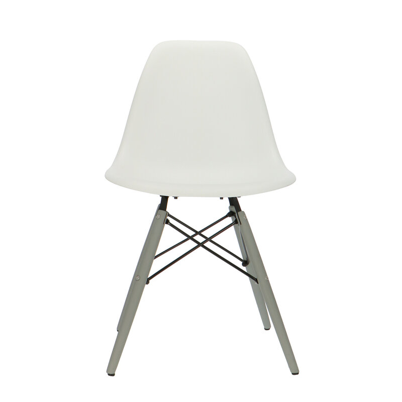 POPfurniture Pop Stol DSW DSW GrŒ Chassis Hvid