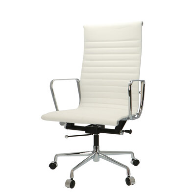 POPfurniture POP Kontorstol EA 119 Hvid Skai POP Kontorstol EA 119 Hvid Skai