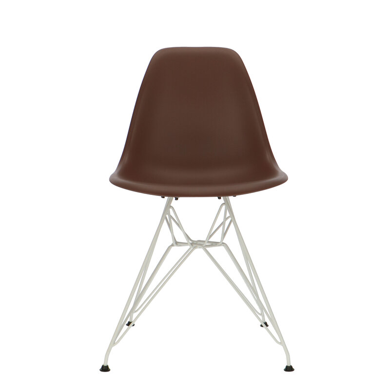 POP Stol DSR Hvid Chassis Brun POPfurniture POP Stol DSR Hvid Chassis Brun