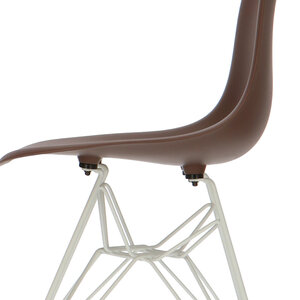 POP Chair DSR White Base Brown POPfurniture POP Chair DSR White Base Brown