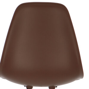 POP Chair DSR White Base Brown POPfurniture POP Chair DSR White Base Brown
