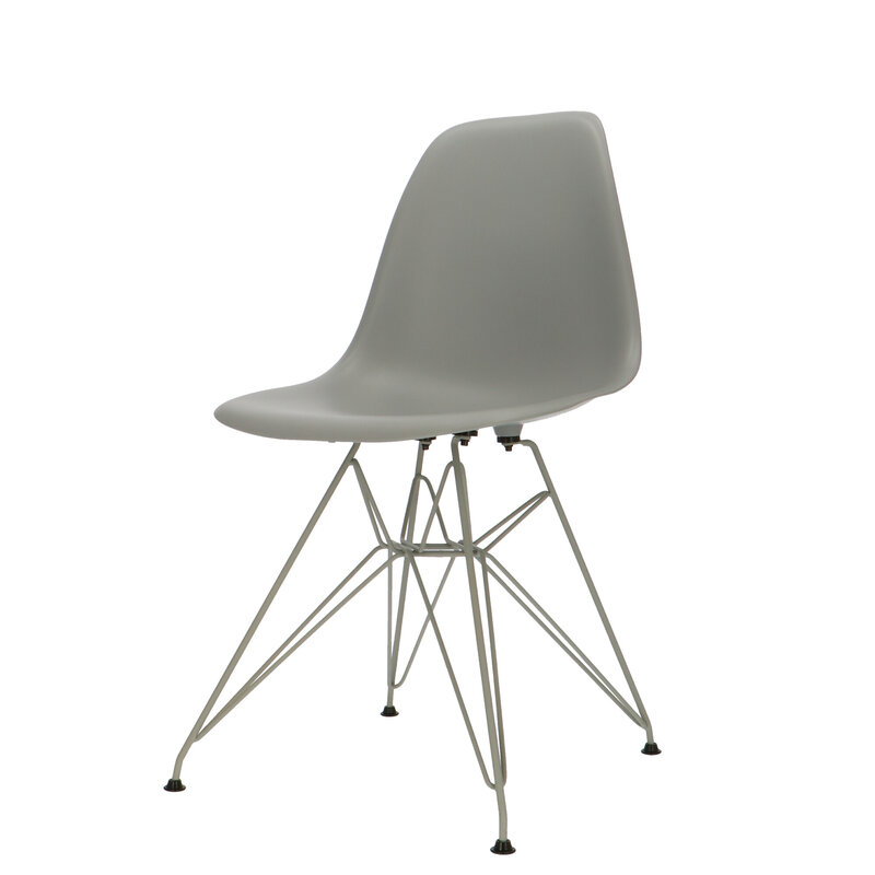 POPfurniture POP Chair DSR Grey Base Grey